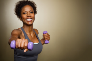 Woman exercising